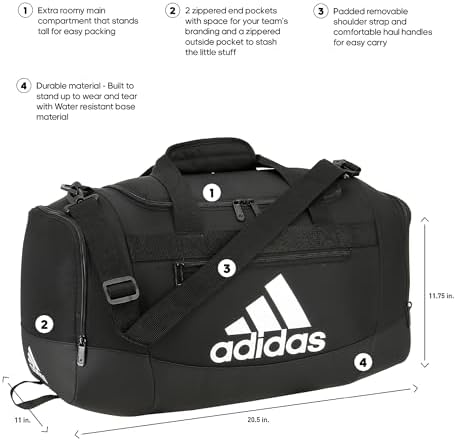 adidas Defender 4 Medium Duffel Bag - Image 3