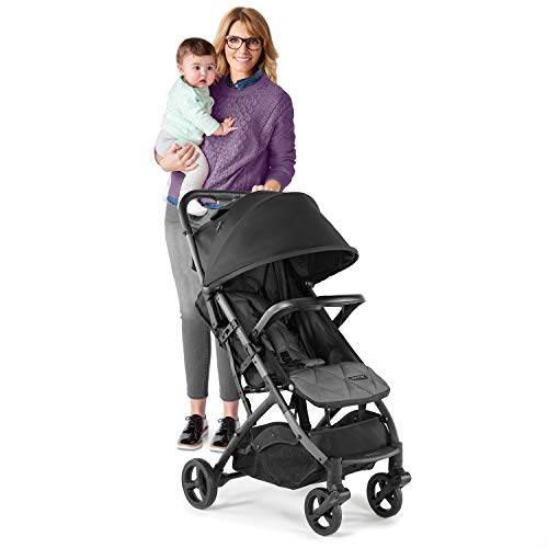 Summer Infant 3Dpac CS Compact Stroller, Black – Car Seat Adaptable Baby Lightweight Stroller with Convenient One-Hand Fold, Reclining Seat and Extra-Large Canopy - Image 16