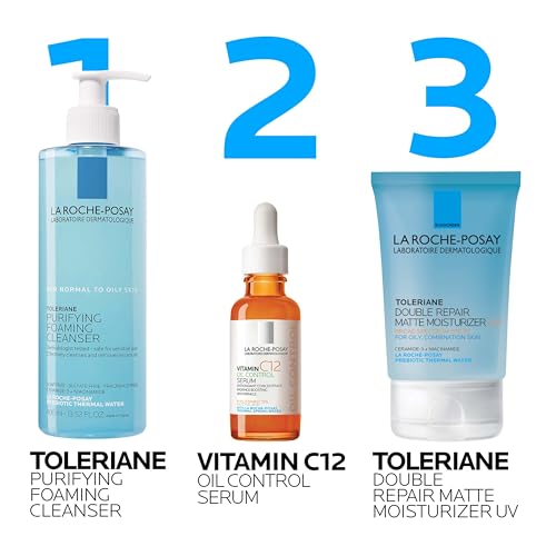 La Roche-Posay Toleriane Double Repair Matte Face Moisturizer, Daily Moisturizer For Oily Skin With Ceramide And Niacinamide For All Skin Tones, Oil Free, Non-Comedogenic, Available with SPF 30 - Image 10