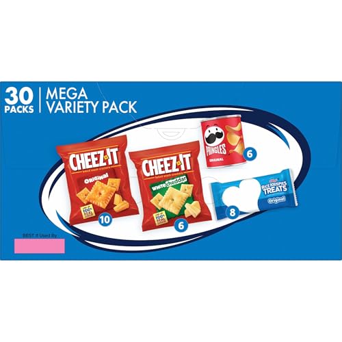 Kellogg's Cheez-It, Pringles & Rice Krispies Treats Snacks Mega Variety Pack, 30.1oz Box (30 Count) - Image 6