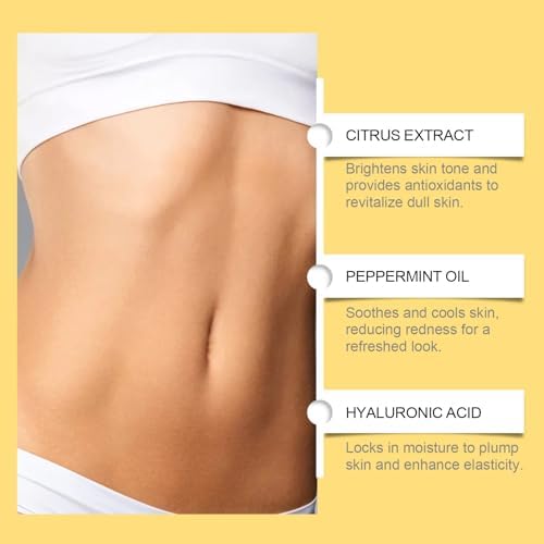 Citrus Mint Refreshing Gel - Gentle Firming Body Care for Fitness, Supports Fat Metabolism & Weight Management, Improves Skin Tone, Aids Sweating(2PCs) - Image 5