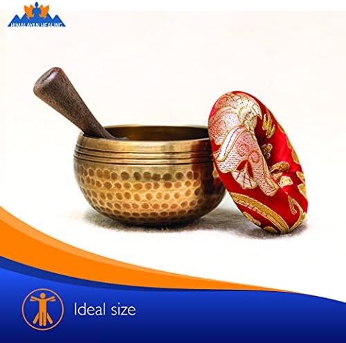 Tibetan Singing Bowls Set~ Meditation Sound Bowl hand Hammered in Nepal For Yoga, Meditation, Mindfulness, Healing & Chakra balancing~ (3 inch) - Image 6