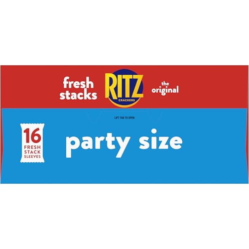 RITZ Fresh Stacks Original Crackers, Party Size, Travel Snacks, 23.7 oz (16 Multi Snack Packs) - Image 18