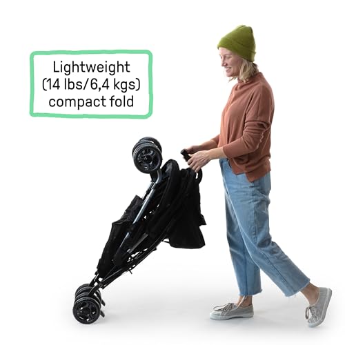 Summer Infant Ingenuity 3Dlite Convenience Stroller, Green–Lightweight Stroller with Aluminum Frame, Large Seat Area, 4 Position Recline, Extra Large Storage Basket–Infant Stroller for Travel & More - Image 7