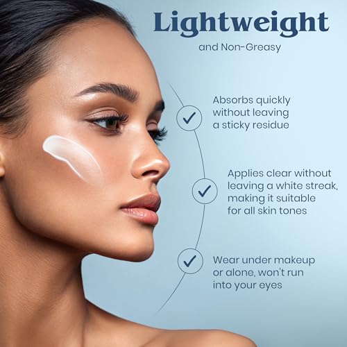 Clear Choice Travel Size Sunscreen for Face SPF 45, Mineral Oil Free Sunblock & Light Moisturizer with Zinc Oxide, Reef-Safe, Broad Spectrum, No White Cast, Dermatologist Recommended 2oz - Image 2
