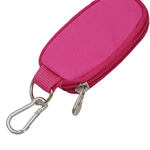 Portable Small Essential Oils Keychain Pouch Kit for 5/10/15ml Carrying Travel Bag for Oil Bottles (without bottle), Rose Red - Image 4