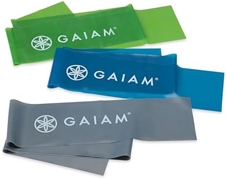 Gaiam Restore Strength and Flexibility Resistance Band Kit Set