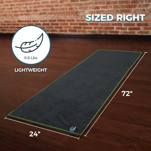 Youphoria Yoga Microfiber Non-Slip Towel - Hot Yoga Mat Towel for Enhanced Grip and Sweat Absorption - Image 8