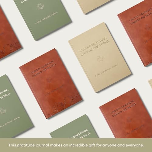 Gratitude Gifted 5-Minute Guided Gratitude Journal – Daily 180 Prompts, Self-Care & Mindfulness, Leather Hardcover, Undated to Foster Happiness, Wellness, Positivity for Men & Women - Image 9