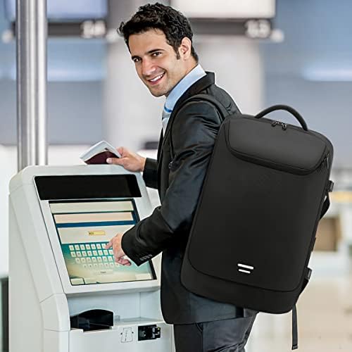 Travel Carry on Backpack 50L Expandable Flight Approved Backpacks 17.3 inch Laptop and USB Charging Port bags Water Resistant Business Back Pack for Women & Men - Image 8