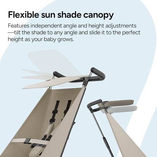 Mompush Jeto Lightweight Travel Stroller – 9.8 lbs Ultra-Compact, One-Hand Fold, Airplane Cabin Approved, All-Terrain Wheels, Smooth Ride for Toddlers, Perfect for Travel & Daily Use - Image 7