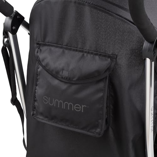 Bright Starts 3Dlite Convenience Stroller, Black - Lightweight Stroller, Large Seat Area, Mesh Siding, 4 Position Recline, Extra Large Storage Basket, Infant Stroller for Travel - Image 7