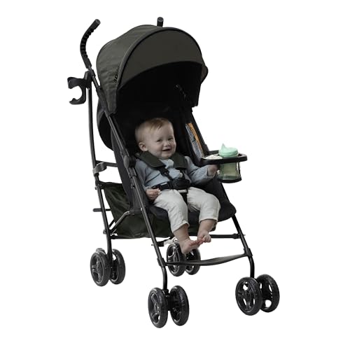 Summer Infant Ingenuity 3Dlite Convenience Stroller, Green–Lightweight Stroller with Aluminum Frame, Large Seat Area, 4 Position Recline, Extra Large Storage Basket–Infant Stroller for Travel & More - Image 9