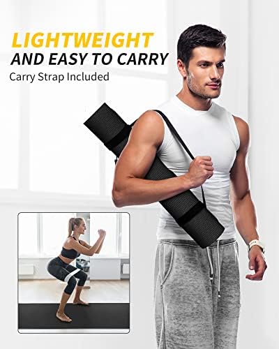CAMBIVO Yoga Mat for Women and Men, Extra Long and Wide Exercise Mat(72"x48"/84"x30"), Large Non Slip Workout Mat for Yoga, Pilates, Fitness, Barefoot Workouts, Home Gym Studio - Image 6