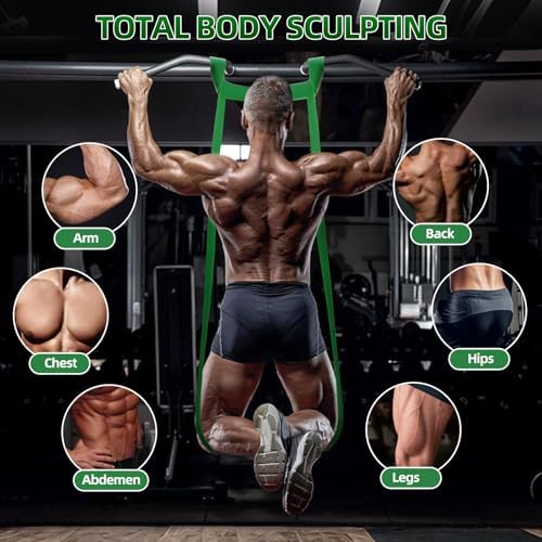 Resistance Bands for Working Out, Pull Up Assist Bands Set, Workout for Women and Men, Exercise Bands,Training, Plasticity, Physical Therapy at Home/Gym - Image 3