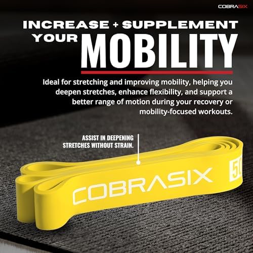 Resistance Bands for Working Out Men and Women | Resistance Bands for at Home Workouts, Powerlifting, Stretching, WOD, Strength Training and Pull Ups - Image 9