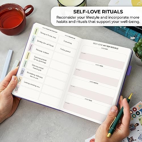 Clever Fox Self-love Journal – Guided Self-Discovery Log for Self-care, Reflection & Self-help, Mental Health, Gratitude & Mindfulness (Purple) - Image 5