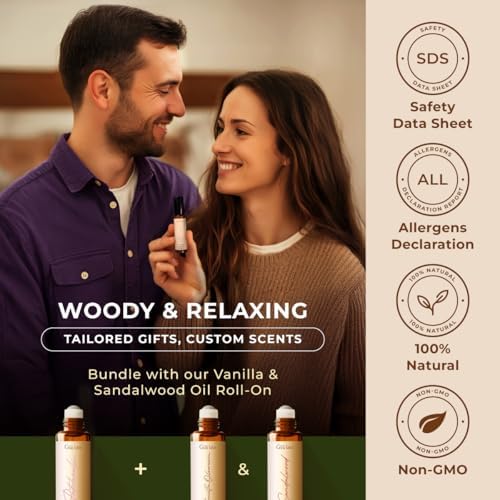 Gya Labs Patchouli Roll On, Luxurious Aroma for Confidence and Allure - Patchouli Essential Oil Roll On for Tranquillity and Inner Peace - 0.34 Fl Oz - Travel-Sized Convenience and Quick Absorption - Image 6