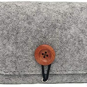 Auony Essential Oil Carrying Case for 6 Bottles, 5ML / 10ML / 15ML Essential Oils Travel Organizer Storage Pouch Bag
