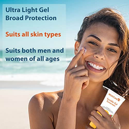 Invisible Gel Sunscreen SPF 50+ PA++++ For Oily and Dry skin - Light Weight Oil Free Gel Sunscreen 50g - Image 5