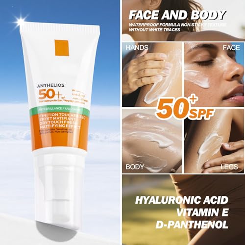 Invisible Shield Sunscreen - Non-Greasy, No White Cast, Lightweight for Face and Body,For Oily/Combination Skin (#A) - Image 5