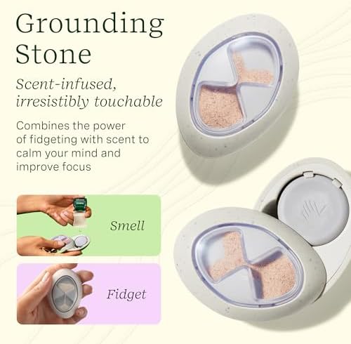 Lifelines Sensory Essentials Travel Set - Includes Everyday Aromatherapy Diffuser, Fidget Grounding Stone, Pen Diffuser & 3 Essential Oil Blends - Unique Sensory Gifts for Women & Men - Image 3
