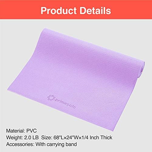 Yoga Mat with Carry Strap for Yoga Pilates Fitness and Floor Workout at Home and Gym Non-slip 9 colors - Image 5