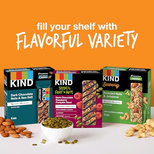 KIND Seeds Fruit & Nuts Snack Bar, Orange Cranberry | 5g Protein, High Fiber, Gluten Free Bars, 1.4 OZ, 12 Count - Image 8