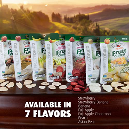 Brothers All Natural Freeze Dried Fruit Crisps, Variety Pack, 24 Single Serve Bags, Fuji Apple, Asian Pear, Banana Strawberry, Made with 100% Fruit, Gluten Free, Soy Free, Vegan, Heathy Snack - Image 5
