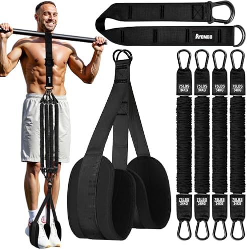 Pull Up Assistance Bands, Resistance Bands for Pull Up Bar Workout, Adjustable Heavy Duty Pull Up Assist Equipment with 4 Assistance Bands, Home Gym Fitness Exercise Strength Training