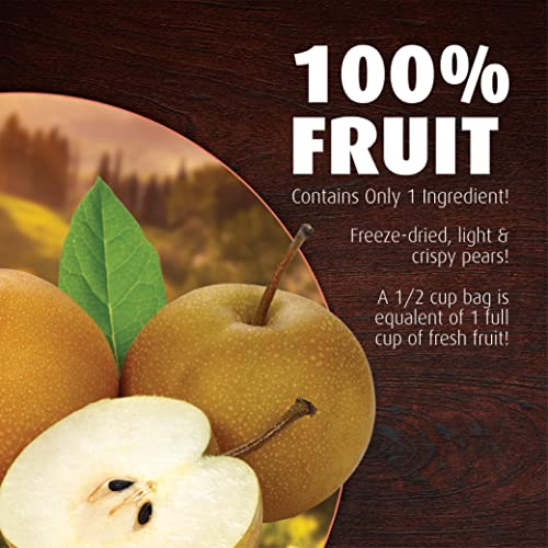 Brothers All Natural Freeze Dried Fruit Crisps, Variety Pack, 24 Single Serve Bags, Fuji Apple, Asian Pear, Banana Strawberry, Made with 100% Fruit, Gluten Free, Soy Free, Vegan, Heathy Snack - Image 8