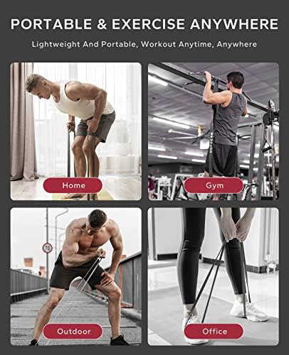 HAPBEAR Pull Up Assistance Bands Set of 5 - Resistance Bands for Working Out, Stretching, Physical Therapy, Muscle Training - Image 7