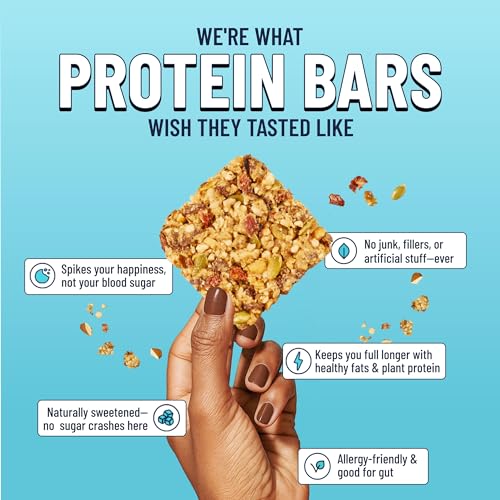 The YES Bar – Strawberry Coconut – Plant Based Protein, Decadent Snack Bar – Vegan, Paleo, Gluten Free, Dairy Free, Low Sugar, Healthy Snack, Breakfast, Low Carb, Keto Friendly (Pack of 6) - Image 4