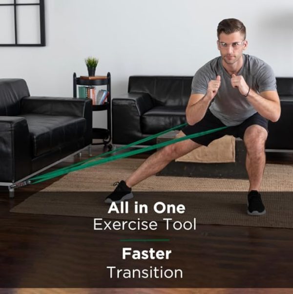 THERABAND CLX Resistance Band with Loops, Fitness Band for Home Exercise and Workouts - Image 2