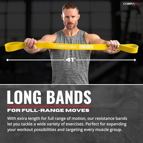 Resistance Bands for Working Out Men and Women | Resistance Bands for at Home Workouts, Powerlifting, Stretching, WOD, Strength Training and Pull Ups - Image 8