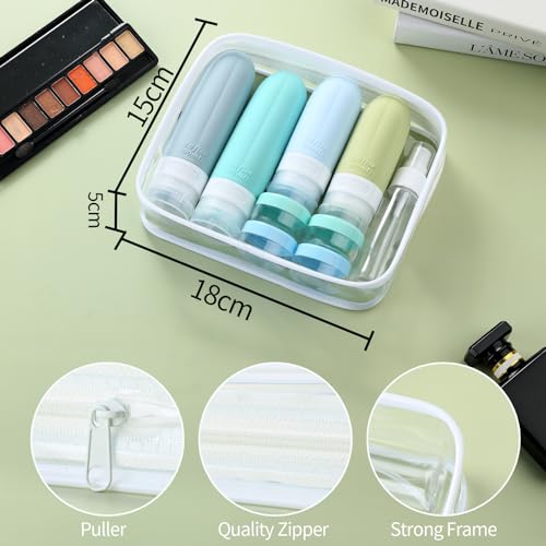 Gemice 16 Pack Travel Size Bottles, TSA Approved Leakproof Travel Containers for Toiletries, Silicone Refillable Travel Essentials Accessories with Travel Bag for Shampoo Conditioner - Image 5