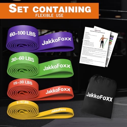 Resistance Bands,Pull Up Bands,Stretching Assist Bands Set for Men & WomenPortable Exercise, Muscle Training,Physical Therapy,Exercise Workout Bands for Working Out - Image 5