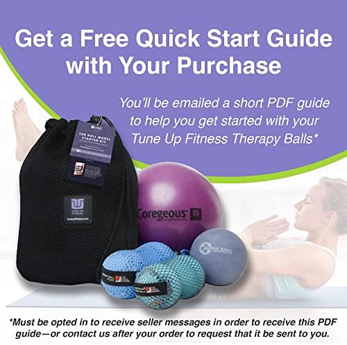 YOGA TUNE UP® Therapy Balls in Tote by Tune Up Fitness - Massage Balls for Trigger Point, Pressure Point & Myofascial Release - Use as Single or Peanut Ball for Pain Relief & Relaxation (Apple Green) - Image 5