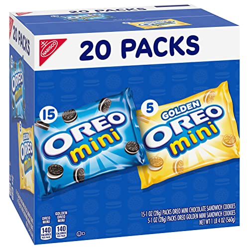 OREO Mini Mix Sandwich Cookies Variety Pack, 20 Snack Packs - Image 13