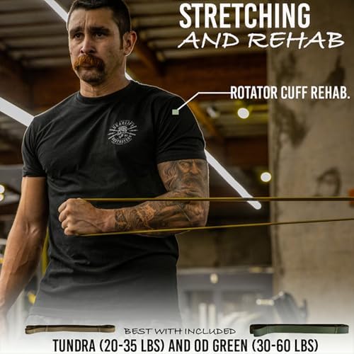 Pull Up Assistance Bands for Working Out - Resistance Bands Set for Men, Exercise, Workout, Fitness, Strength, Weightlifting, Training, Powerlifting, Stretch, Crossfit WOD - Image 4