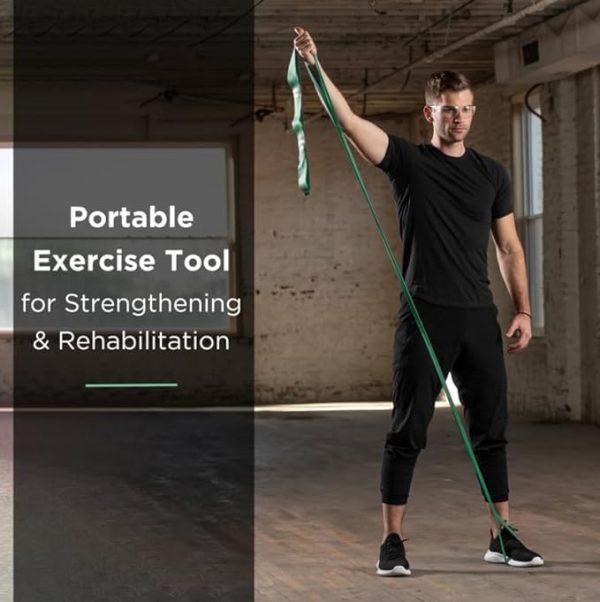 THERABAND CLX Resistance Band with Loops, Fitness Band for Home Exercise and Workouts - Image 4