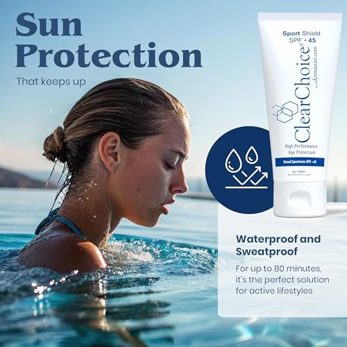 Clear Choice Travel Size Sunscreen for Face SPF 45, Mineral Oil Free Sunblock & Light Moisturizer with Zinc Oxide, Reef-Safe, Broad Spectrum, No White Cast, Dermatologist Recommended 2oz - Image 7