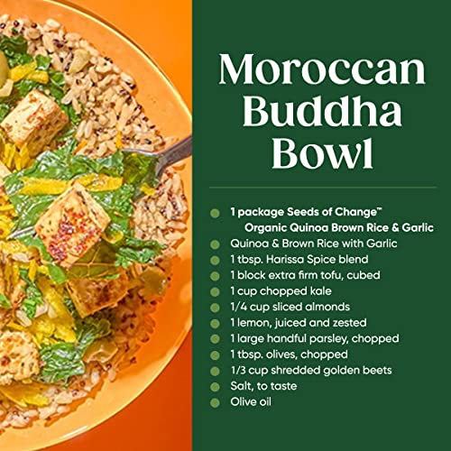 SEEDS OF CHANGE Organic Rice Variety Pack Quinoa and Brown Rice with Garlic & Whole Grain Brown Basmati Rice 8.5 oz. (Pack of 6) - Image 9