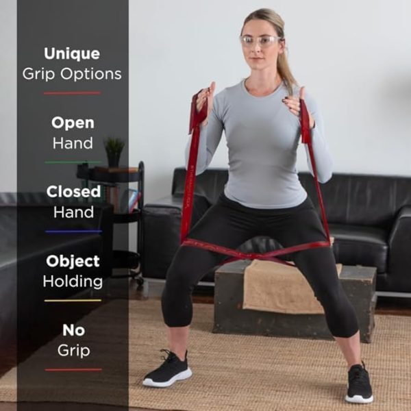 THERABAND CLX Resistance Band with Loops, Fitness Band for Home Exercise and Workouts - Image 5