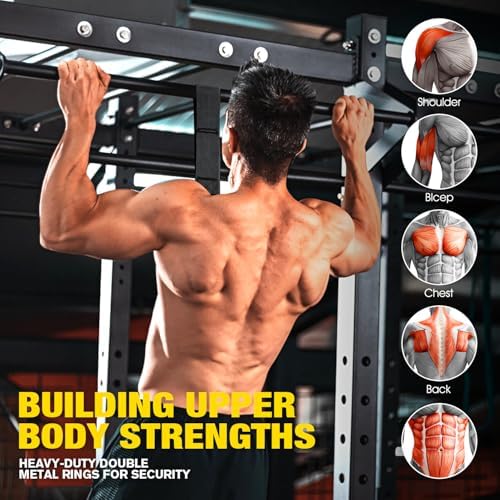 Pull Up Assistance Bands, Resistance Bands for Pull Up Bar Workout, Adjustable Heavy Duty Pull Up Assist Equipment with 4 Assistance Bands, Home Gym Fitness Exercise Strength Training - Image 8