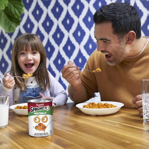 SpaghettiOs Canned Pasta with Meatballs, Healthy Snack for Kids and Adults, 15.6 OZ Can (Pack of 12) - Image 5