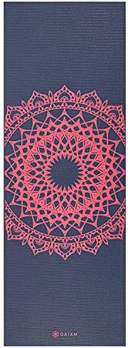 Gaiam Print Yoga Mat, Non Slip Exercise & Fitness Mat for All Types of Yoga, Pilates & Floor Exercises - Image 4