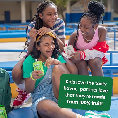 GoGo squeeZ Applesauce and Fruit Puree Variety Pack, Apple, Peach & Gimme Five!, 3.2 oz (Pack of 20), Unsweetened Fruit Snacks for Kids, Gluten Free, Nut Free and Dairy Free, BPA Free Pouches - Image 10