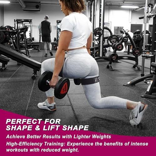 BFR Occlusion Bands for Women Glutes,Blood Flow Restriction Bands for Legs, Butt & Hip Building, Workouts, Best Fabric Resistance Bands for Squat Butt & Thigh - Image 3