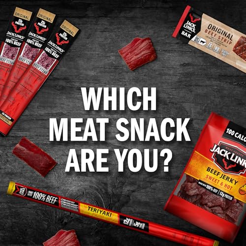 Jack Link's Beef Sticks, Original - Protein Snack, Meat Stick with 6g of Protein, Meat Snack Sticks Made with 100% Beef, Keto Friendly, Individually Wrapped - 0.92 Oz. (20 Count) - Image 7